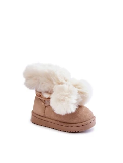 Dětské teplé sněhule Světle béžová model 21600365 - Boto