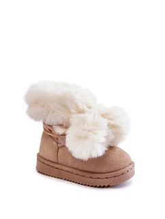 Dětské teplé sněhule Světle béžová model 21600365 - Boto