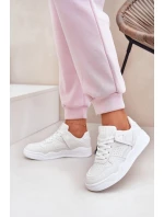 Dámské Sportovní Boty Tenisky Z Eko Kůže Bílé Telisiria Dámské Sportovní Boty Tenisky Z Eko Kůže Bílé Telisiria