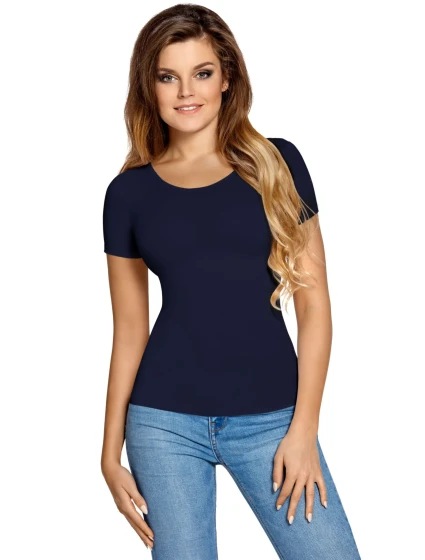 Halenka Carla s krátkým rukávem Navy Blue - Babell Halenka Carla s krátkým rukávem Navy Blue - Babell