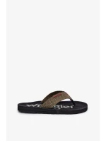 Pánské žabky WRANGLER ZANE FLIPFLOP MEN LOW – zelené
