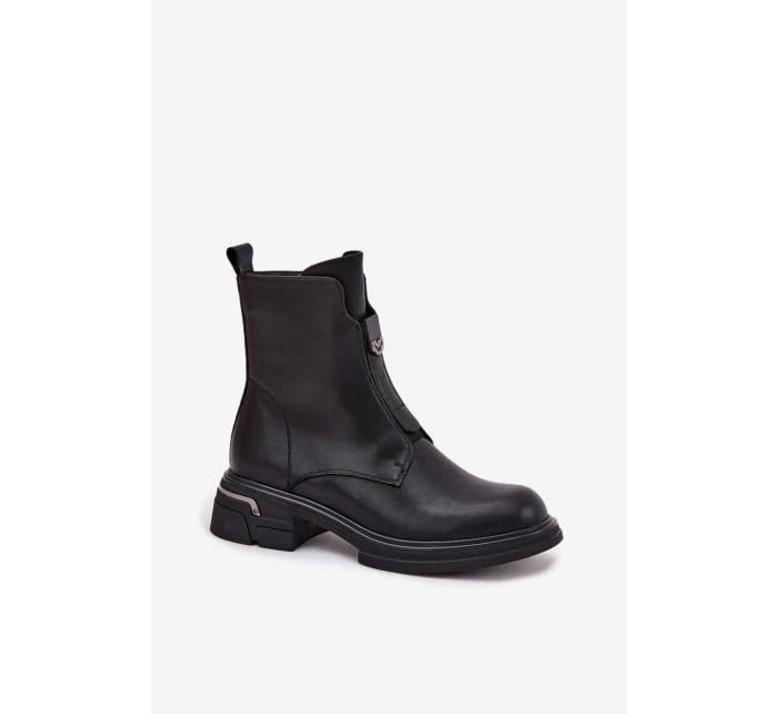 Dámské kotníkové boty Karisse – černé Dámské kotníkové boty Karisse – černé