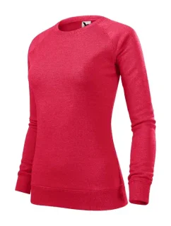 Merger mikina dámská červený melír