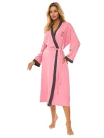 L&L 2505 dlouhý dámský viskózový župan M-2XL