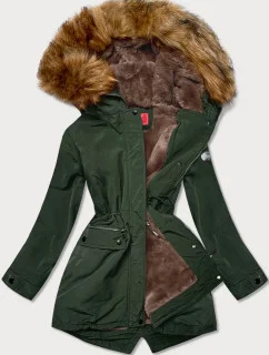 ZIMOWA PARKA DAMSKA NA ZIELONA model 21242967 - LHD