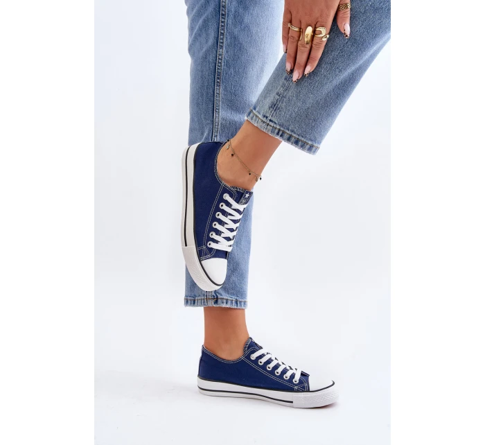 Dámské Klasické Tenisky Tmavě Modré Ecoma Dámské Klasické Tenisky Tmavě Modré Ecoma