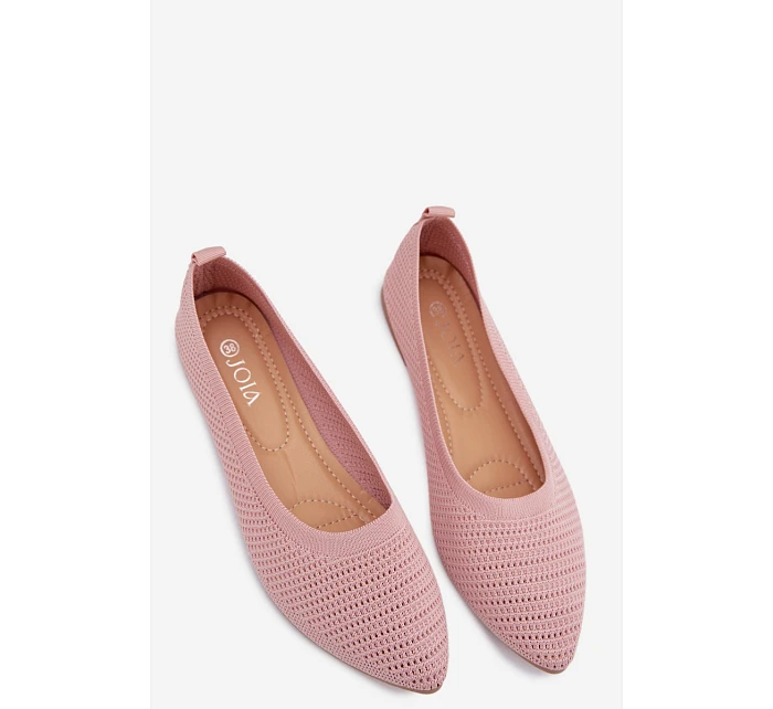 Síťované Textilní Baleríny Dámské Růžové model 22102858 - Boto Síťované Textilní Baleríny Dámské Růžové model 22102858 - Boto
