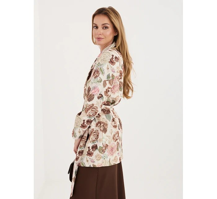 Marynarka IT MA model 22102632 brązowy - FPrice Marynarka IT MA model 22102632 brązowy - FPrice