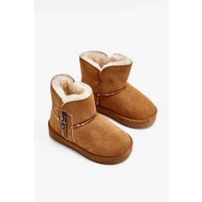 Dětské nazouvací zateplené sněhule Camel Catellie Dětské nazouvací zateplené sněhule Camel Catellie