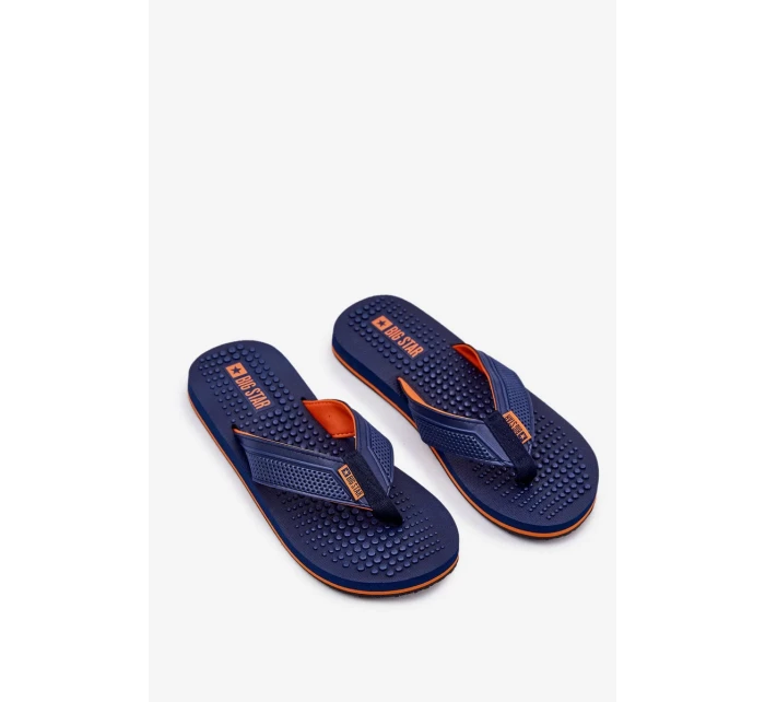 Pánské žabky Big Star – tmavě modré