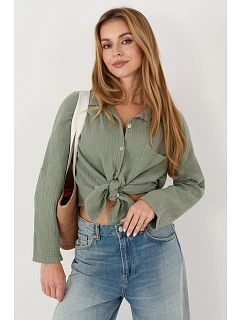 Košile s dlouhým rukávem model 231509 Italy Moda