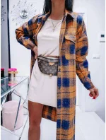 modrý dámský  kabát model 14999259 - K.ZELL