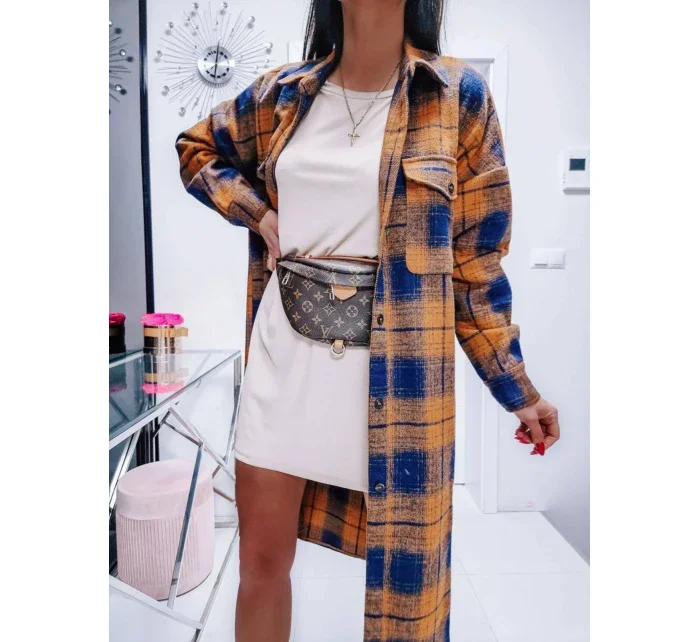 modrý dámský  kabát model 14999259 - K.ZELL