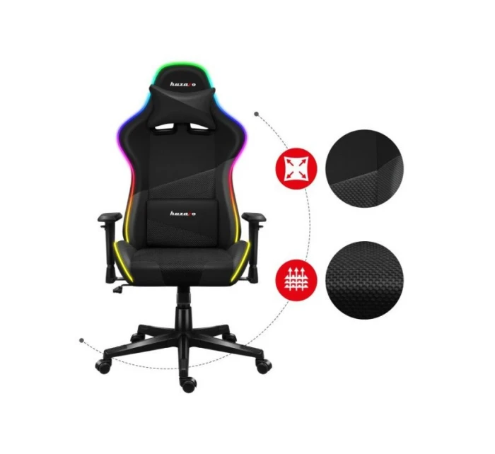 Herní židle Force model 21325984 Black RGB - Huzaro