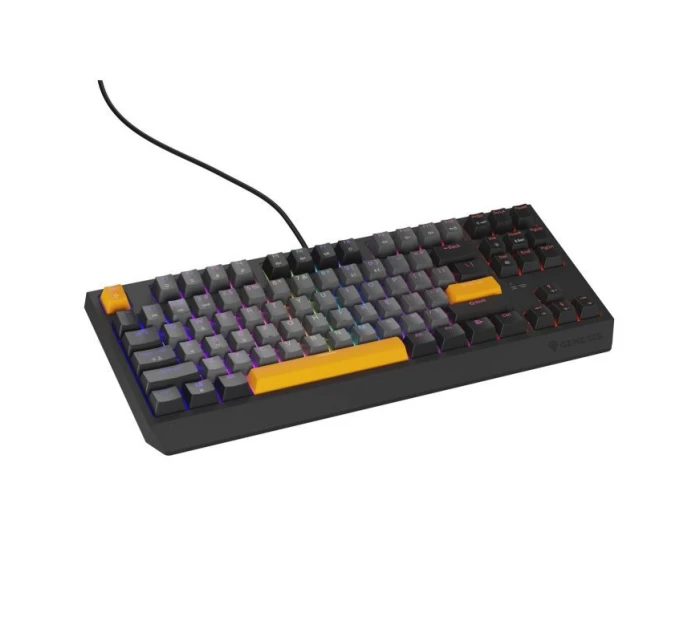 model 21491516 230 TKL Herní klávesnice USB + RF Wireless + Bluetooth QWERTY Černá, šedá, oranžová - Genesis model 21491516 230 TKL Herní klávesnice USB + RF Wireless + Bluetooth QWERTY Černá, šedá, oranžová - Genesis