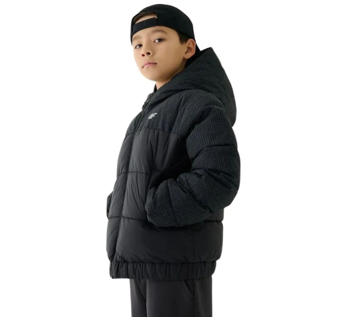 Chlapecká péřová bunda 4F M621 tmavě černá 4FJWAW25TDJAM621 20S Chlapecká péřová bunda 4F M621 tmavě černá 4FJWAW25TDJAM621 20S