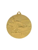 Zlatá medaile karate - ocelová medaile