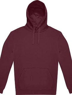 B&C ID.223 Hoodie Unisex mikina s kapucí 01.I223 burgundy