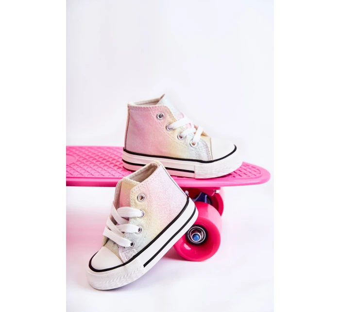 Dětské vysoké tenisky Vícebarevná Blanka Dětské vysoké tenisky Vícebarevná Blanka