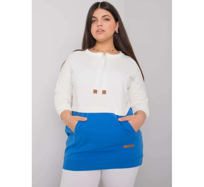 Mikina RV BL 6845.51P bílá a modrá