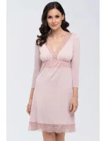 Dámská noční košile model 19396573 Pudr růžová a - Babell