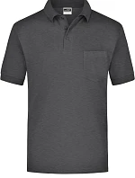 Daiber JN 26 Piqué polo s náprsní kapsou 02.0026 anthracite melange