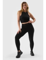 Dámské Pletené Legíny Černé 4FWMM00TTIGF195-20S