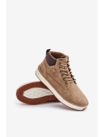 Šněrovací Pánské Boty Big Star OO174560 Hi-Poly System Hnědé