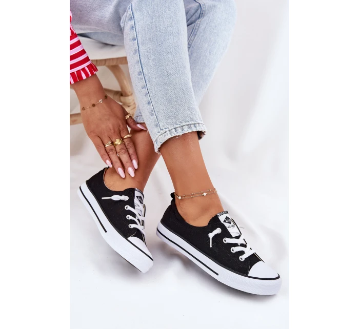 Dámské Textilní Tenisky model 21693750 Černé - Lee Cooper Dámské Textilní Tenisky model 21693750 Černé - Lee Cooper