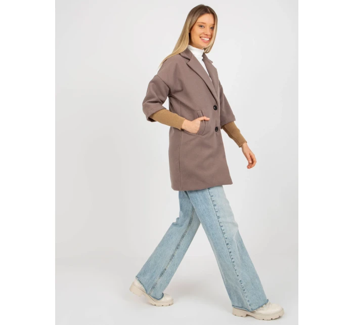 Dámský kabát TW CZ BI 2021799.51 hnědá - FPrice