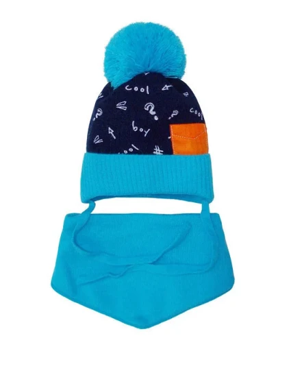 Dětský komplet 38-414 čepka a šál - AJS