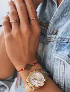 Náramek HEARTBEAT červený FashionStreet LY0083