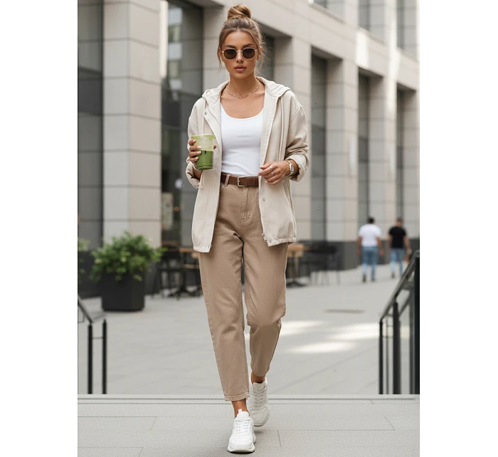 Dámská džínová bunda light beige Dstreet model 21976630 - FashionStreet