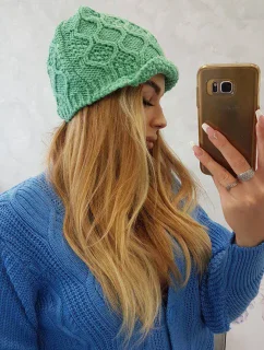 Roma fleecová čepice mint model 18749879 - K-Fashion