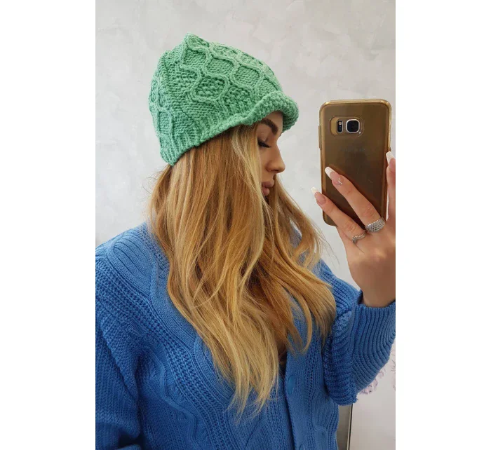 Roma fleecová čepice mint model 18749879 - K-Fashion Roma fleecová čepice mint model 18749879 - K-Fashion