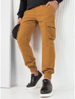 Pánské hnědé cargo kalhoty Dstreet UX4174