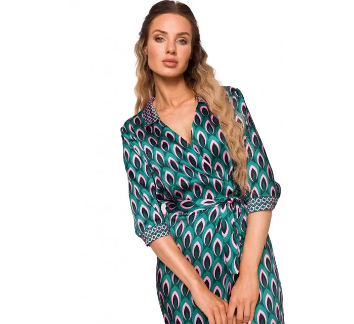 Dámské zavinovací šaty model 18647106 - Moe