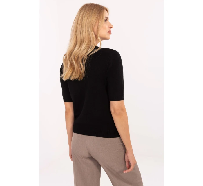 Svetr s krátkým rukávem model 216755 Factory Price Svetr s krátkým rukávem model 216755 Factory Price