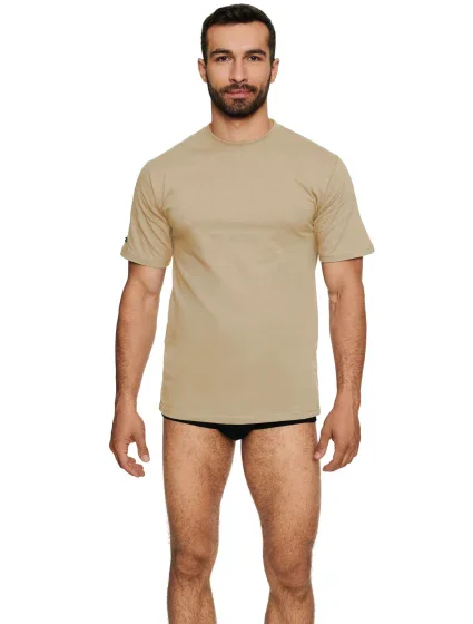 Pánské tričko 19407 T-line beige - HENDERSON