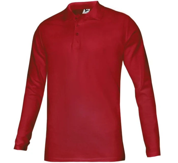 Malfini Pique Polo LS Jr MLI-24107 červená polokošile