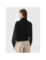 Dámská velurová mikina 4F 4FRAW24TSWSF2054-20S bez kapuce Dámská velurová mikina 4F 4FRAW24TSWSF2054-20S bez kapuce