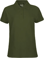 Neutral O 22980 Dámské piqué polo z bio bavlny 77.2280 military Neutral O 22980 Dámské piqué polo z bio bavlny 77.2280 military