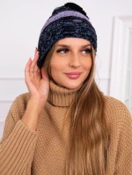 Pola fleecová čepice K267 navy+sea blue