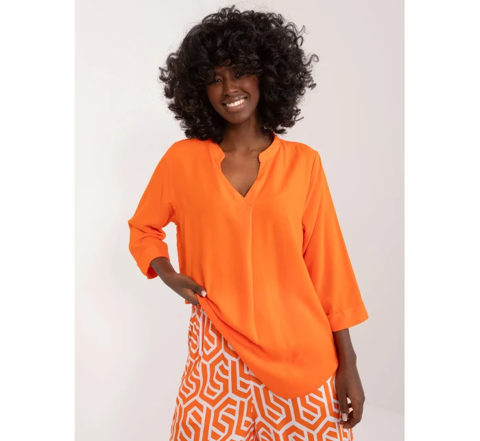 Halenka D73761M11174A oranžová