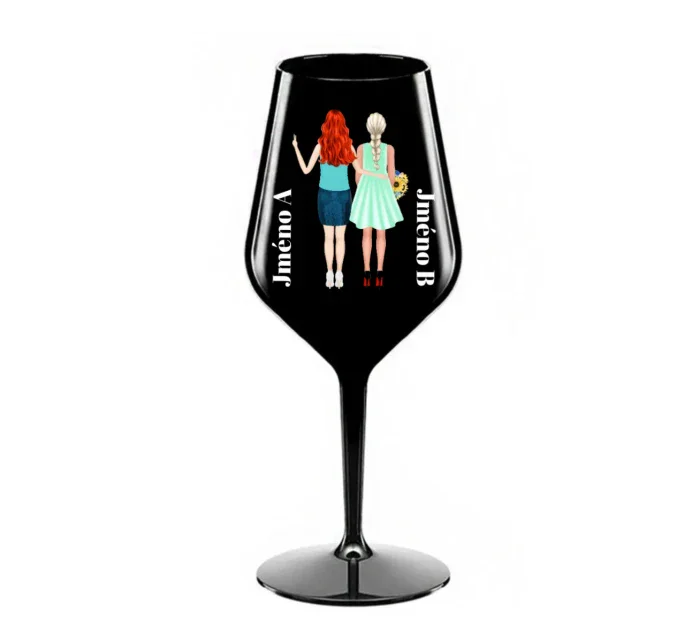 Personalizovaná nerozbitná sklenice s párem 