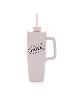 PÁTEK - světle růžový cestovní hrnek s průhledným víčkem 900 ml PÁTEK - světle růžový cestovní hrnek s průhledným víčkem 900 ml