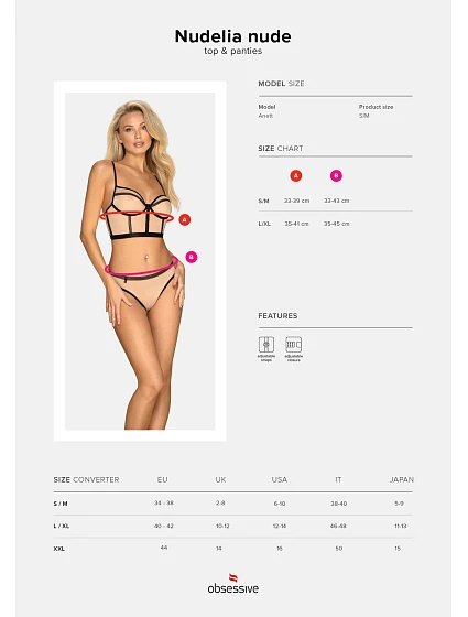 set top & panties nude  model 15537104 - Obsessive