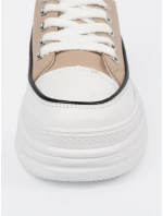 Luxusní tenisky hnědé dámské platforma Luxusní tenisky hnědé dámské platforma