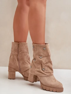 Boty na podpatku  model 203531 Step in style