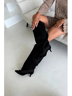 Kozačky na podpatku  model 230949 Step in style